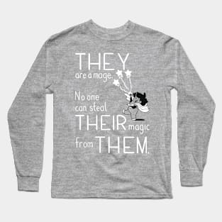 Pronoun Mage, They Long Sleeve T-Shirt